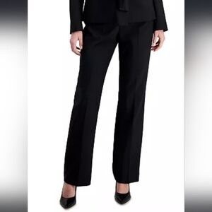 Le Suit Women's Black Straight Leg Dress Pants Size 8